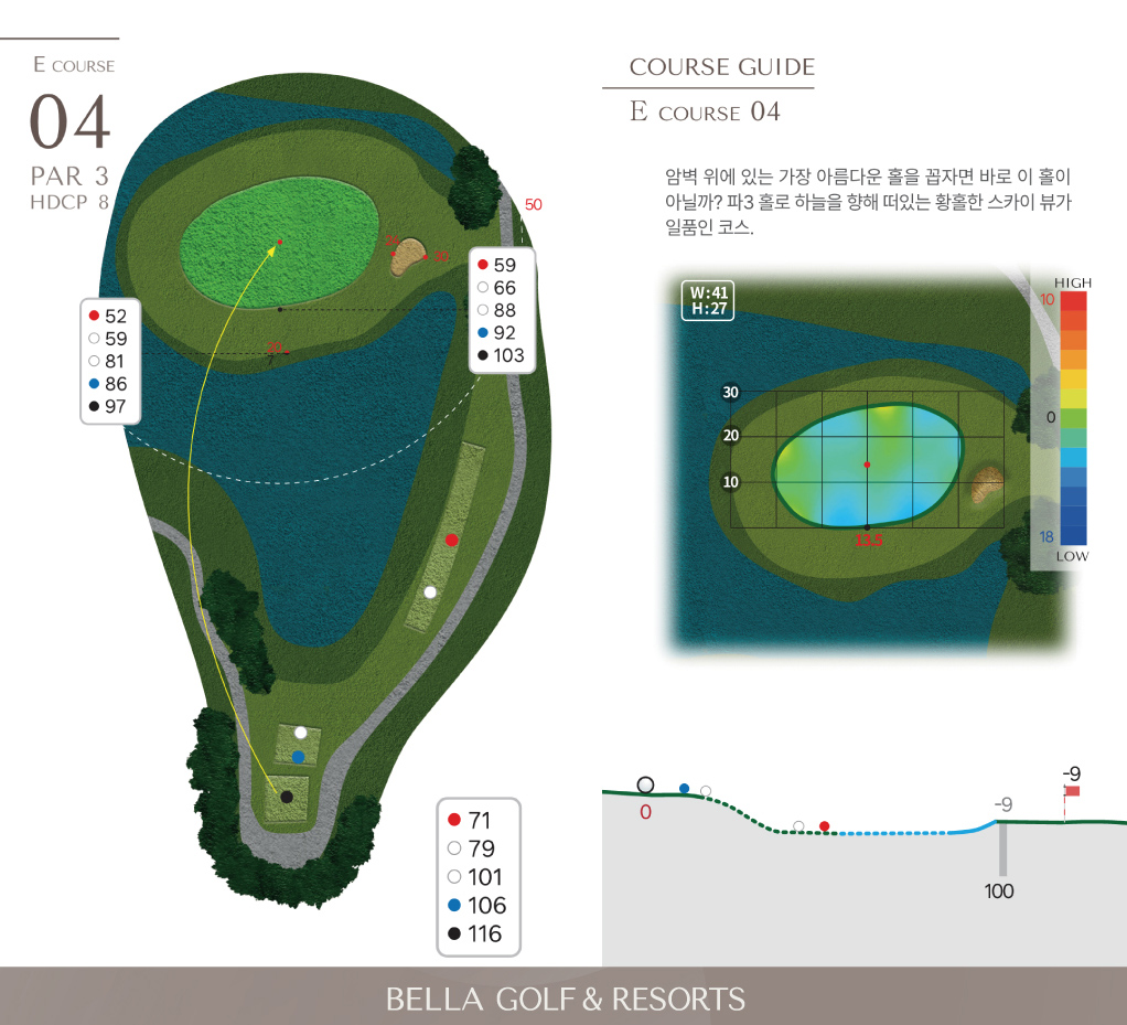 마스터 E 코스 4홀